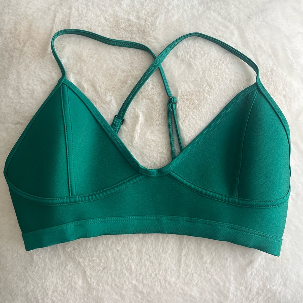Hoaka Shiny Green Bikini Set